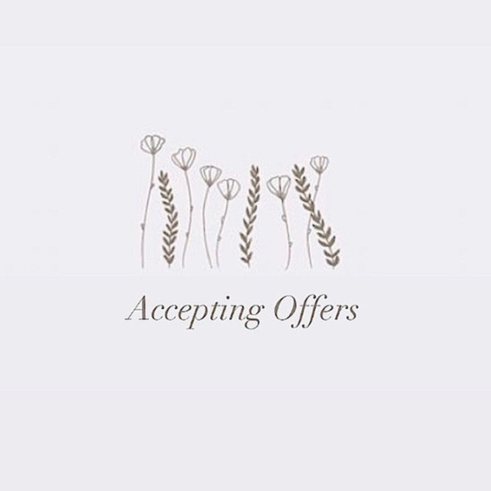 Accepting offers!
